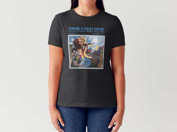 Women's Neo Soul Singer Design T-Shirt
